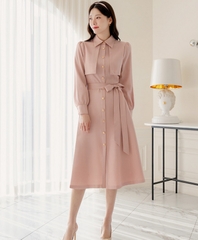 Đầm công sở Hàn Quốc 021010