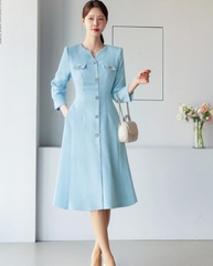 Đầm công sở Hàn Quốc 021014