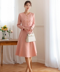 Đầm công sở Hàn Quốc 021015