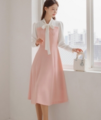 Đầm công sở Hàn Quốc 021025