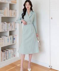 Đầm công sở Hàn Quốc 021026