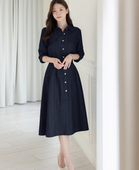 Đầm công sở Hàn Quốc 022202