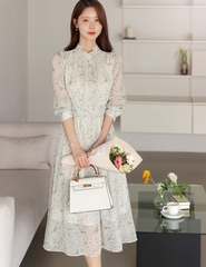 Đầm họa tiết Hàn Quốc 022440