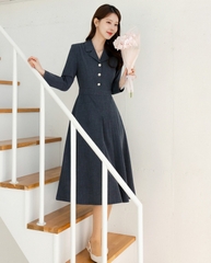 Đầm công sở Hàn Quốc 030930