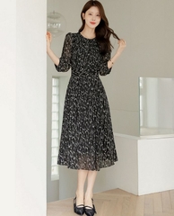 Đầm họa tiết Hàn Quốc 031627