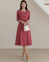 Đầm công sở Hàn Quốc 031630