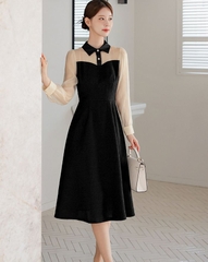 Đầm công sở Hàn Quốc 032001