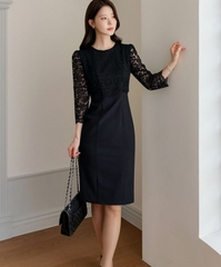 Đầm công sở Hàn Quốc 032003