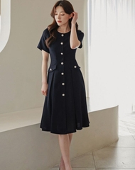 Đầm công sở Hàn Quốc 043004