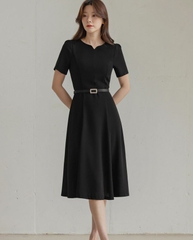 Đầm công sở Hàn Quốc 043006