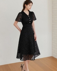 Đầm công sở Hàn Quốc 051601