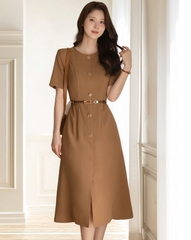 Đầm công sở Hàn Quốc 052901