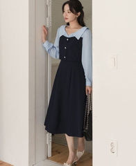 Đầm công sở Hàn Quốc 090704
