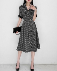 Đầm công sở Hàn Quốc 042722