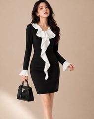 Váy thời trang Hàn Quốc 083024