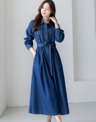 Đầm công sở Hàn Quốc 100412