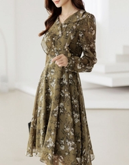 Đầm công sở Hàn Quốc 100418