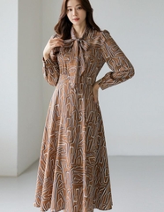 Đầm công sở Hàn Quốc 100430