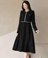 Đầm công sở Hàn Quốc 021728