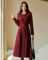 Đầm công sở Hàn Quốc 021739