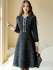 Đầm công sở Hàn Quốc 021740