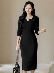 Váy công sở Hàn Quốc 031405