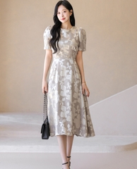 Đầm công sở Hàn Quốc 062101