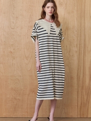 Váy thun kẻ Hàn Quốc 060536