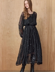 Váy maxi chiffon Hàn Quốc 040953