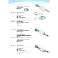 Bộ bóng bóp cấp cứu bằng Silicon