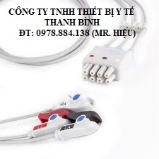 Cáp điện tim Nihon Kohden