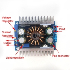 Mạch Nguồn Tăng Áp DC 10-32V ra 10-46V 16A