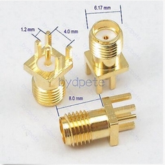 SMA-KE Biased Pin Straight - 8MM