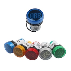 LED Hiển Thị Nhiệt Độ 22mm Xanh Dương