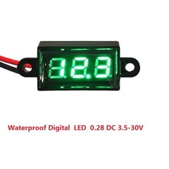 Đồng Hồ Kỹ Thuật Số 30V Chống Nước Màu Xanh Lá