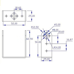 Rô-bốt chữ U màu trắng