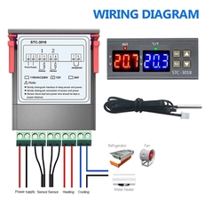 Bộ Điều Khiển Nhiệt Độ STC-3018 12V 10A