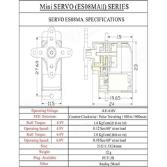 Động Cơ Servo ES08MA II