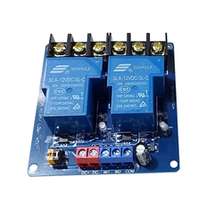 Mạch 2 RELAY 12V-30A Kích Mức Thấp Cao HTC