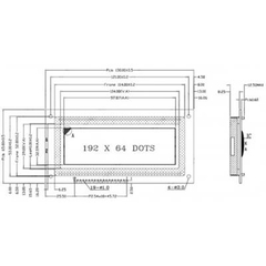 LCD19264A-Y (130*65mm)