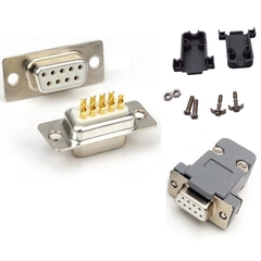 CONECTOR DB9 HAN DAY VO + JACK MA VANG