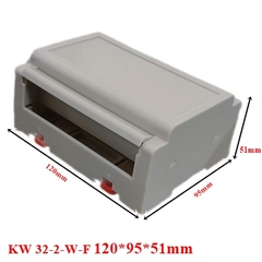 Hộp Nhựa Din Rail KW-32-2-W-F