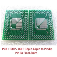 PCB TQFP 32-64Pin To Pindip 0.8mm