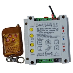 Bộ Điều Khiểu WIFI 4 Thiết Bị HTC-4CH WF-RF-220