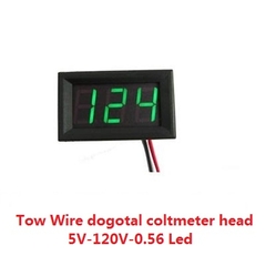 Đồng Hồ Đo Kỹ Thuật Số  5V - 120Vdc Màu Xanh Lá