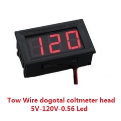 Đồng Hồ Đo Kỹ Thuật Số  5V - 120Vdc Màu Đỏ