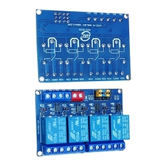 Mạch 4 RELAY 12V-10A Kích Mức Thấp Cao HTC