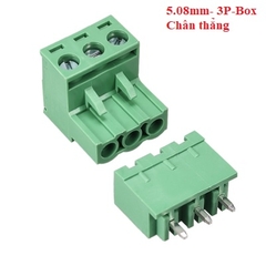 Bộ Terminal 2EDGR 5.08mm 3-Pin Box Chân Thẳng