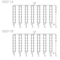 LED 7 Đoạn 5 inch Đỏ Anode