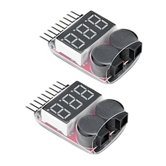 Mạch LED 7 Đoạn Hiển Thị Dung Lượng Pin Có Còi 1S-8S